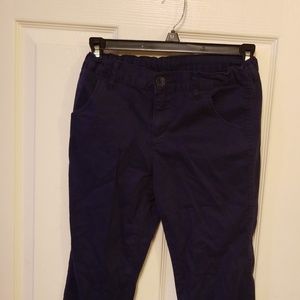 Navy blue capris